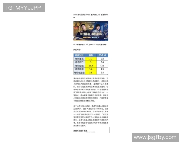 esports最新数据电竞比分赛后复盘LNG与JDG精彩对决的战术分析与经验总结